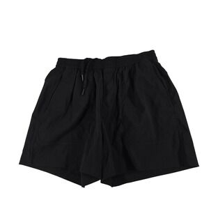 Lululemon Lab Utilitech Shorts Mens Large Black LM7BBGS Drawstring Activewear